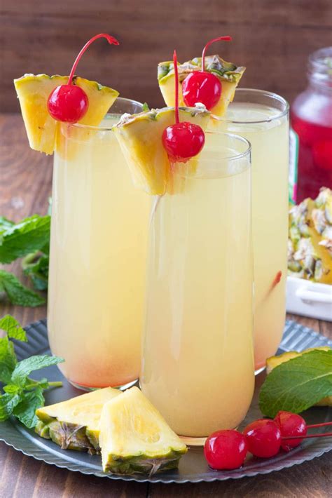 Hawaiian Mimosas - this easy cocktail recipe has just three ingredients ...