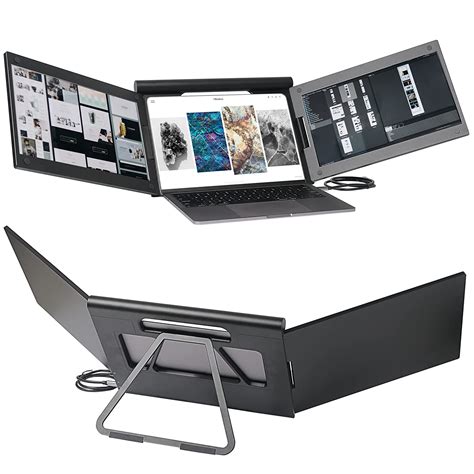 Dual Portable Extended Monitor Laptop Screen Extender Triple Laptop ...
