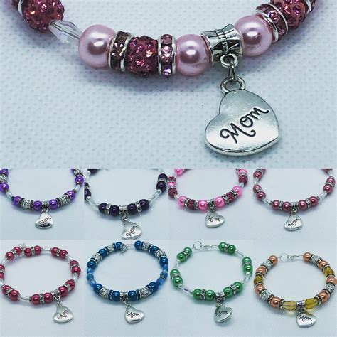 mom Bracelets perfect for valentines, Mothers day, birthdays Mother's ...