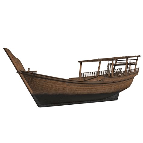 Traditional Arabic Wooden Boat Model – Dhow | Nimton Sales and ...