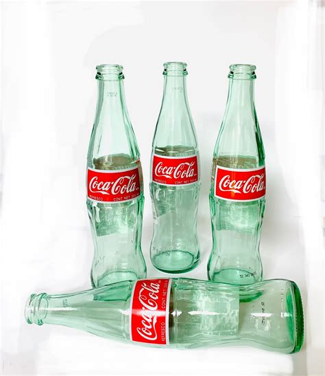 Coca-Cola Green Glass Bottles Empty and Clean | Etsy