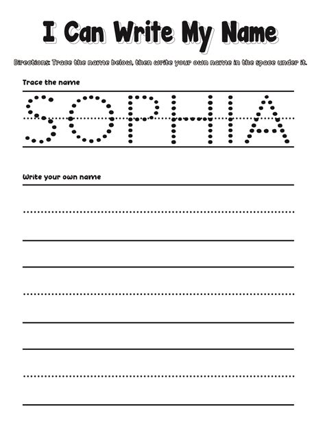 Tracing Names Printable