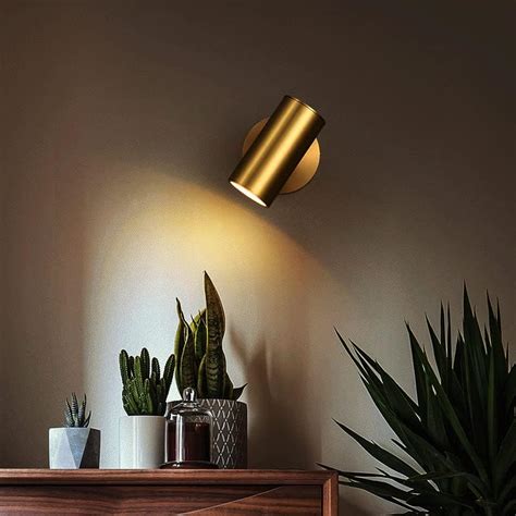 CITRA 10W LED Antique Copper Gold Focus Spot Ceiling Wall Light - Warm ...