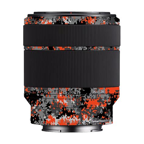Inferno Pixel Sony 28-70mm Camera Lens Skin