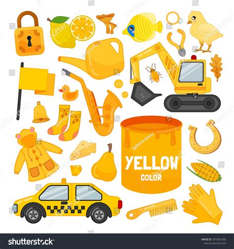 Color Yellow Things