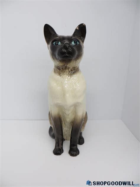 Vintage Beswick 2139 large 14 Inch Tall Siamese Cat figurine ...
