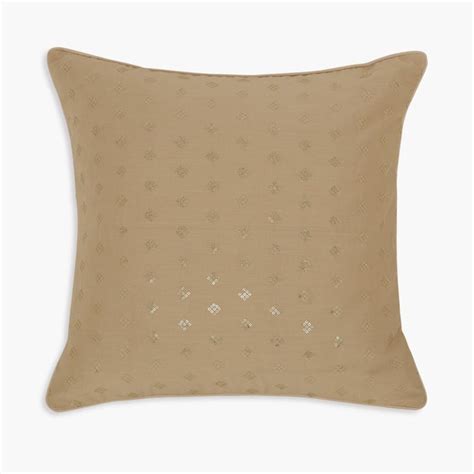 Buy Marshmallow Nude Sequin Cushion Cover from Home Centre at just INR ...