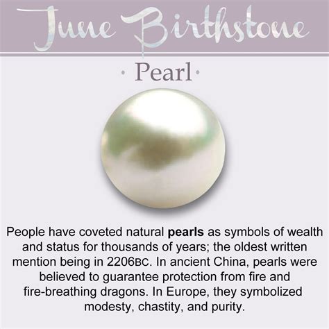 June Birthstone // History, Meaning, & Lore | June birth stone, Birthstones meanings, Pearls