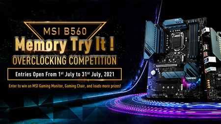 MSI announces memory overclocking competition for Intel B560 ...