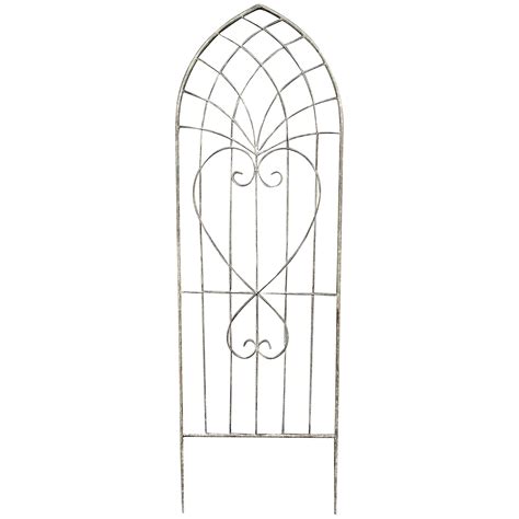 Cheap Antique Grey Metal Arch Trellis, 55" Trend Model | sale at ...