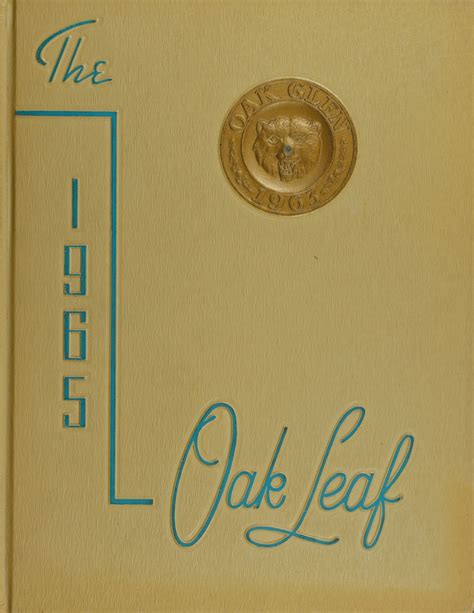 1965 yearbook from Oak Glen High School from New cumberland, West Virginia