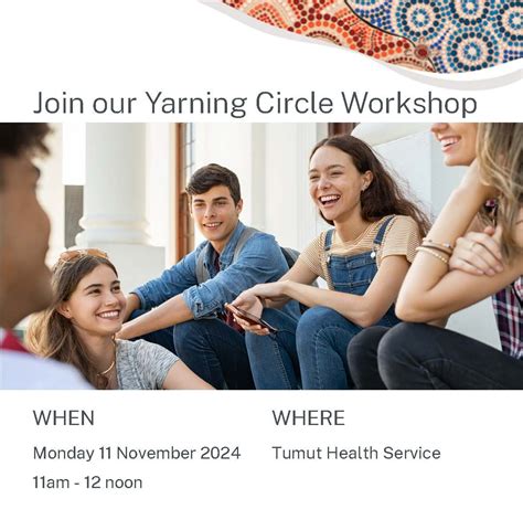 Tumut Yarning Circle Workshop , Tumut Health Service, Wee Jasper, 11 ...