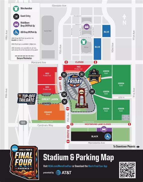 NCAA Final Four in Phoenix: Parking at State Farm Stadium | Phoenix New ...