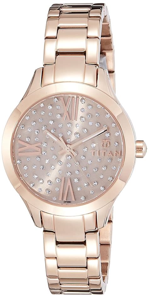 Titan Autumn Winter'15 Analog Rose Gold Dial Women's Watch - 95027WM01 ...