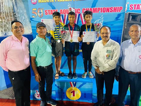 Indore Sports Update: Ojas, Taha win gold medals at State swimming ...