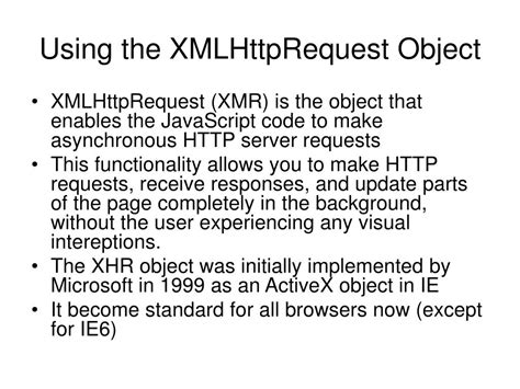 Image result for XMLHttpRequest Object