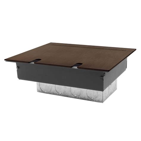 Horizon Square Recessed Floor Box Double Chocolate Bronze | Mr Resistor ...