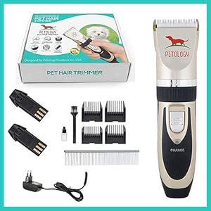 Petology Professional Automatic Rechargeable Pet Hair Trimmer With ...
