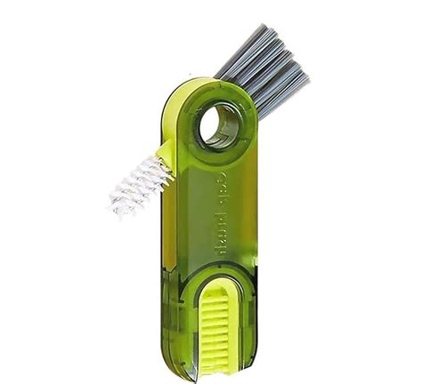 Nuts N Spices 3 in 1 Cup Lid Gap Cleaning Brush, Bottle lid Cleaning ...