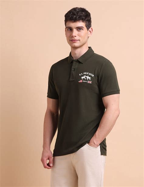 Brand Printed Muscle Fit Polo Shirt – U.S. Polo Assn. India