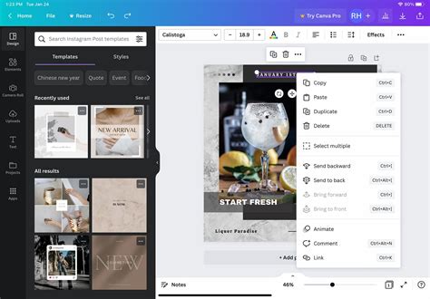 How to Group (and Ungroup) Elements on Canva