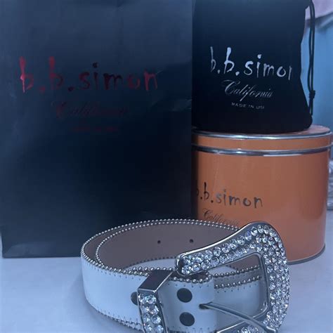 Bb Simon belt 100% authentic Like new Bought at bb... - Depop
