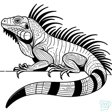 40 Iguana Coloring Pages - Free Printable PDF Pages