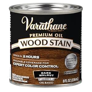 Rust-Oleum 211807 Varathane Premium Furniture Wood Stains (Dark Walnut ...