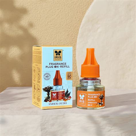 Amber Oudh Plug-In Refill | Long Lasting Home Fragrance – IRIS Home ...