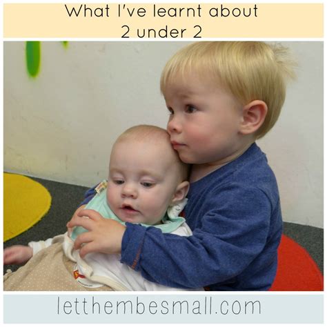 My two under two journey nears an end