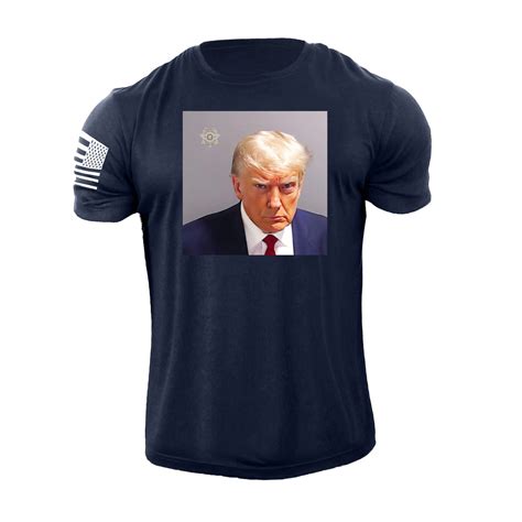 Trump Mugshot T Shirt USA Donald Trump 100% Cotton Tee | eBay