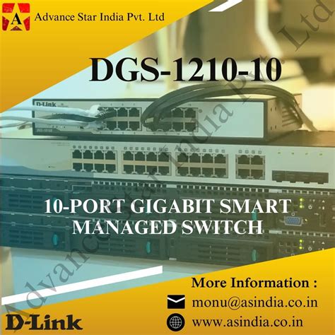 DGS-1210-10 10-Port Gigabit Smart Switch Dealer in Nehru Place