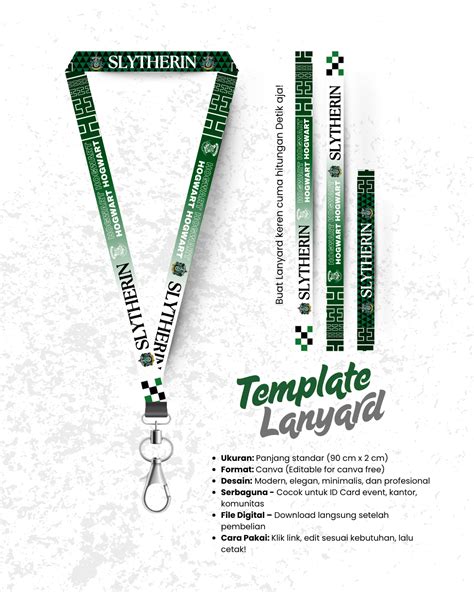 Lanyard Community | 90 X 2 cm | 100% Editable Canva Free di 2025 ...