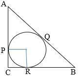 in a triangle abc angle abc equal to 90 degree a circle inscribed in a ...
