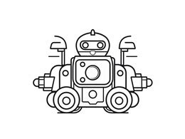 Tech Coloring Page 的图像结果