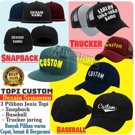Promo Amristores topi polos dan sablon custom desain sesuka kamu ...
