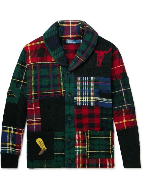 Polo Ralph Lauren - Checked Wool-Blend Cardigan - Multi Polo Ralph Lauren