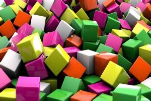 Exclusive AZOHP3570 Colorful Cubes Full HD Poster Latest Best New 3D ...