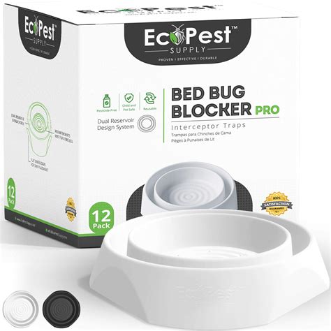 Buy ECOPEST Bed Bug Interceptors – 12 Pack | Bed Bug Blocker (Pro ...