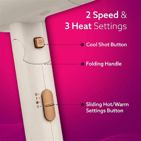 Agaro Foldable Hair Dryer-White