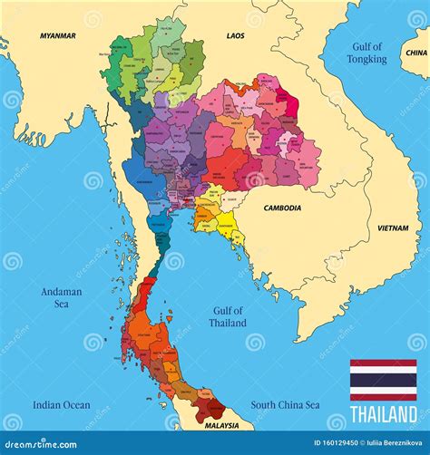 Thailand Map