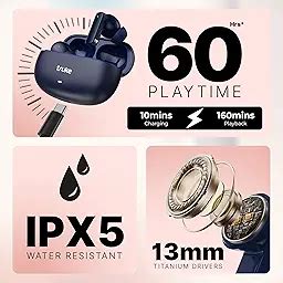 Buy Truke Buds Lite with 60H Playtime, Deep Bass, 13mm Speakers, Quad ...