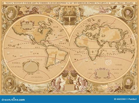 Antique World Map 的图像结果