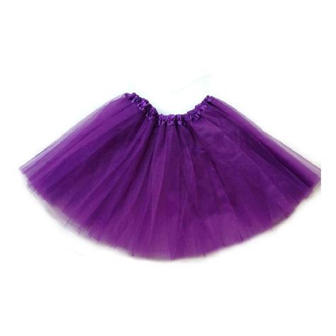 Paars tutu rokje 46cm met voering