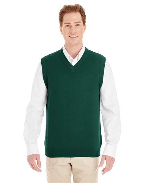 Harriton M415 - Men's Pilbloc™ V-Neck Sweater Vest $17.94 - Outerwear
