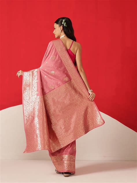 Banarasi Soft Silk Zari Woven Work Saree – Silk Land