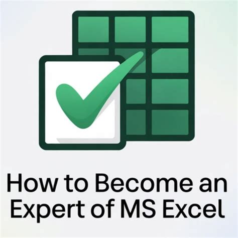 How to become an Expert of MS Excel - Complete Class 6 Course ...
