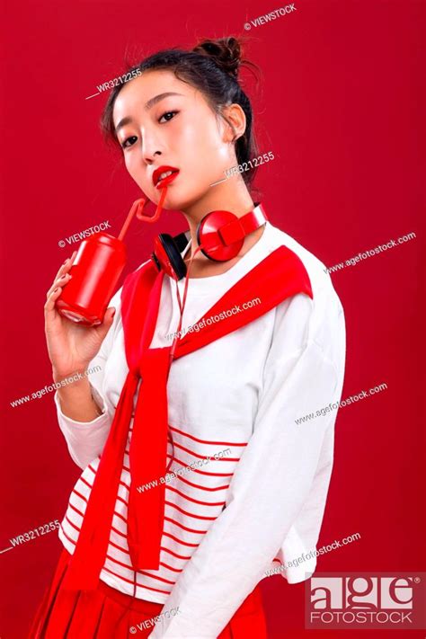 Young women to drink, Stock Photo, Picture And Royalty Free Image. Pic ...