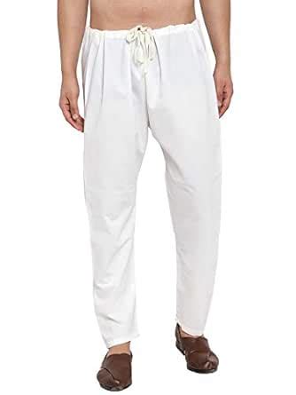 Buy KRAFT INDIA Men's Cotton Cream Lounge Pant Pyjama Bottom, Size ...
