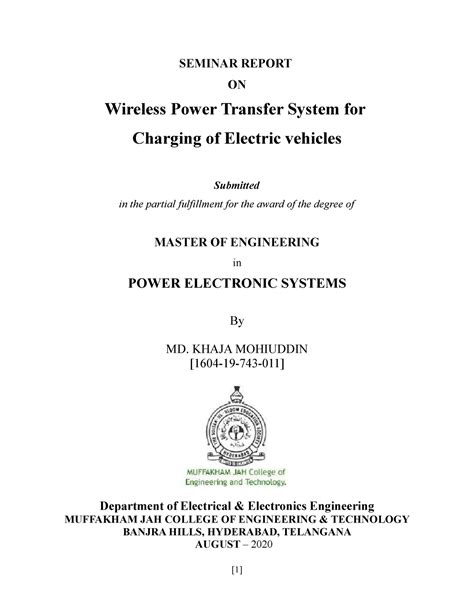 Wirelesspower Transfer - SEMINAR REPORT ON Wireless Power Transfer ...